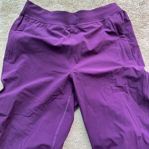 Lululemon dark purple track pants
